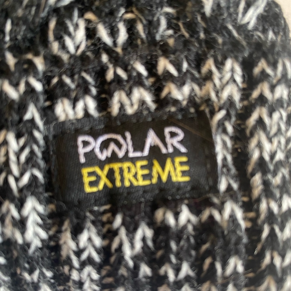 Polar Extreme Black & White Women's Thermal Insulated Winter Knit Hat Beanie … - Picture 3 of 11